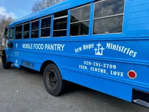 Mobile Food Back Bus Lettering