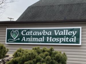 Catawba Valley Animal Hospital Sign