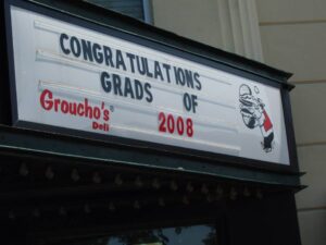 Groucho's Deli Lighted Changeable Copy Signs