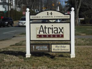 Wood Advertising Sign