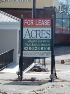 Wood For Lease Sign