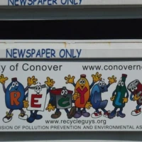 City of Conover Recycle Sign