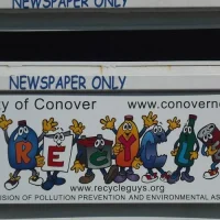 City of Conover Recycle Sign